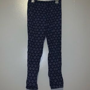 Blue and purple bohemian pants